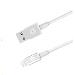 mophie Essentials Cable USB A lightning 3m White
