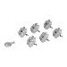 Set Of 6 Locking Caps For French/german Standard Outlet + 1 Key For Pdu
