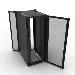 Server Cabinet W800 D1200 52u Airflow Combi Lock Fd S80 Percent Rd D80 Percent Black