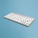 Compact Break Ergonomic - Keyboard - Wireless - White - Qwerty Us
