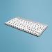 Compact Break Ergonomic Keyboard Qwerty (us) Bluetooth White